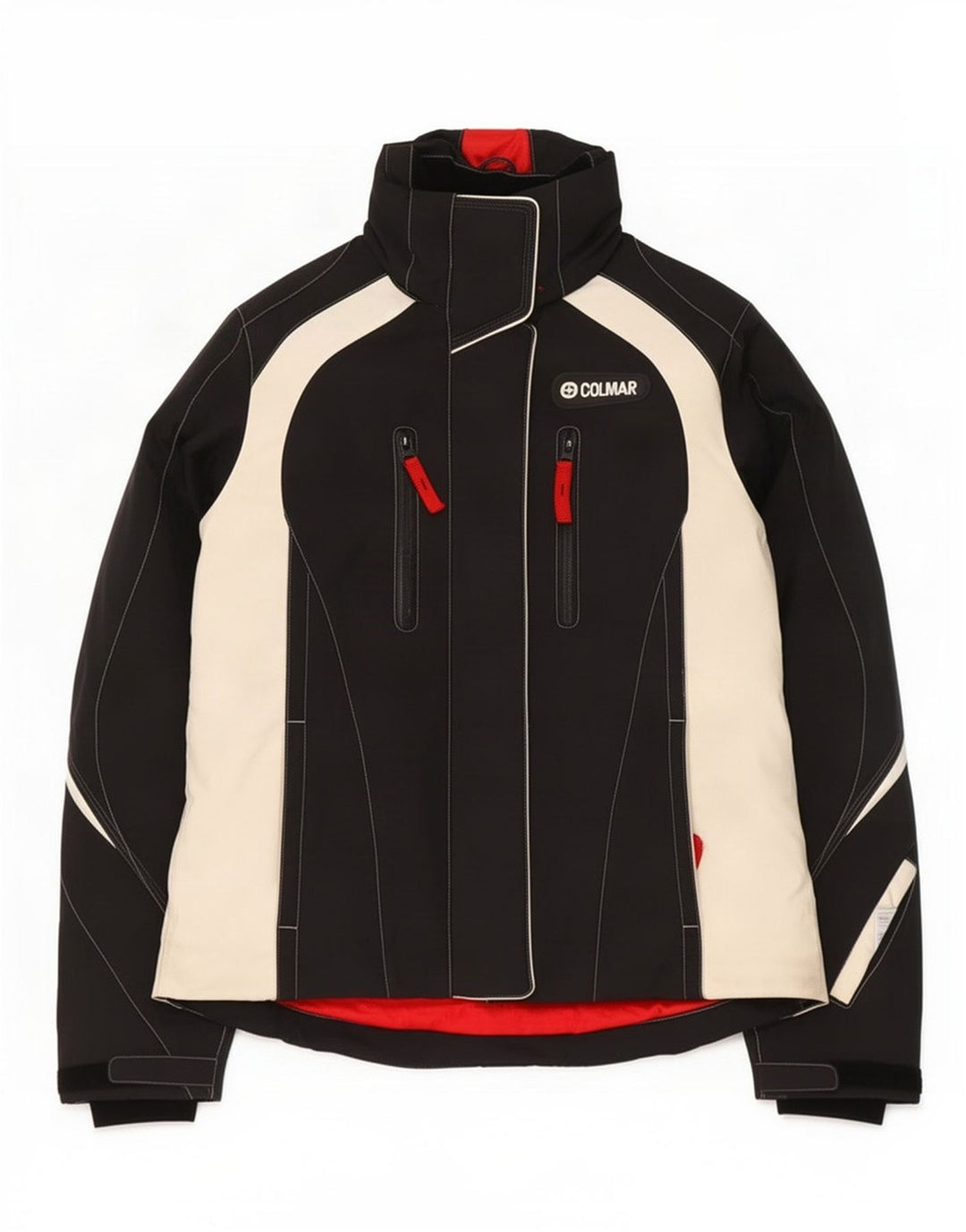 Colmar Womens Ski Jacket IT 48 XL Black Colourblock Polyamide