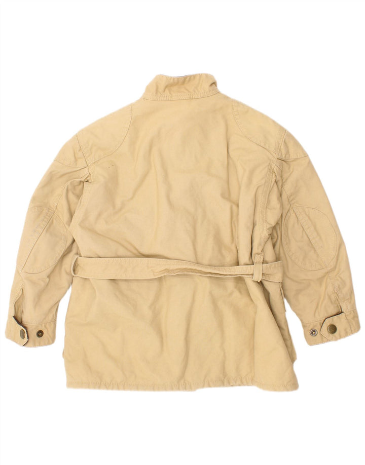 Belstaff Boys Utility Jacket 3-4 Years Beige Cotton Biker