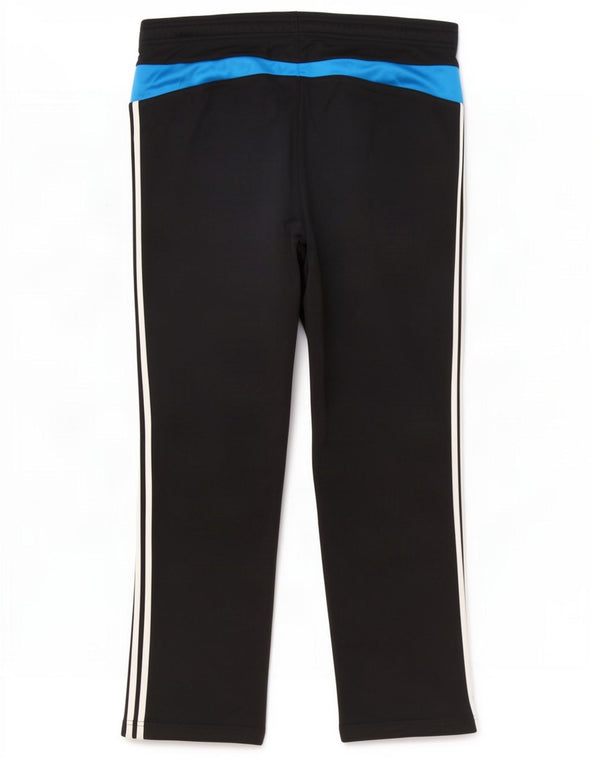 Adidas Mens Tracksuit Trousers Medium Black Colourblock Polyester