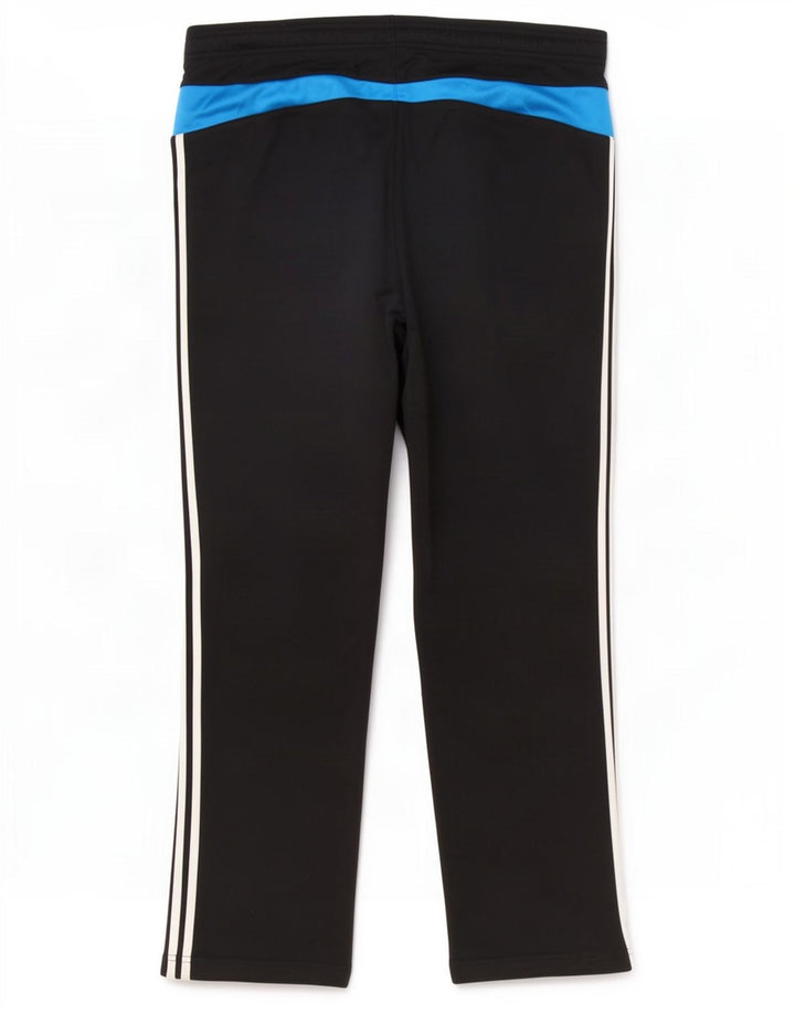 Adidas Mens Tracksuit Trousers Medium Black Colourblock Polyester