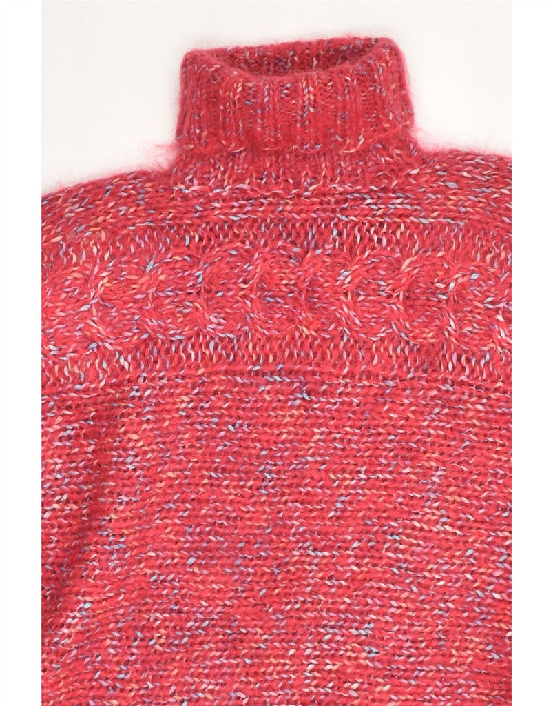 VINTAGE Womens Roll Neck Jumper Sweater UK 16 Large Red Flecked | Vintage Vintage | Thrift | Second-Hand Vintage | Used Clothing | Messina Hembry 