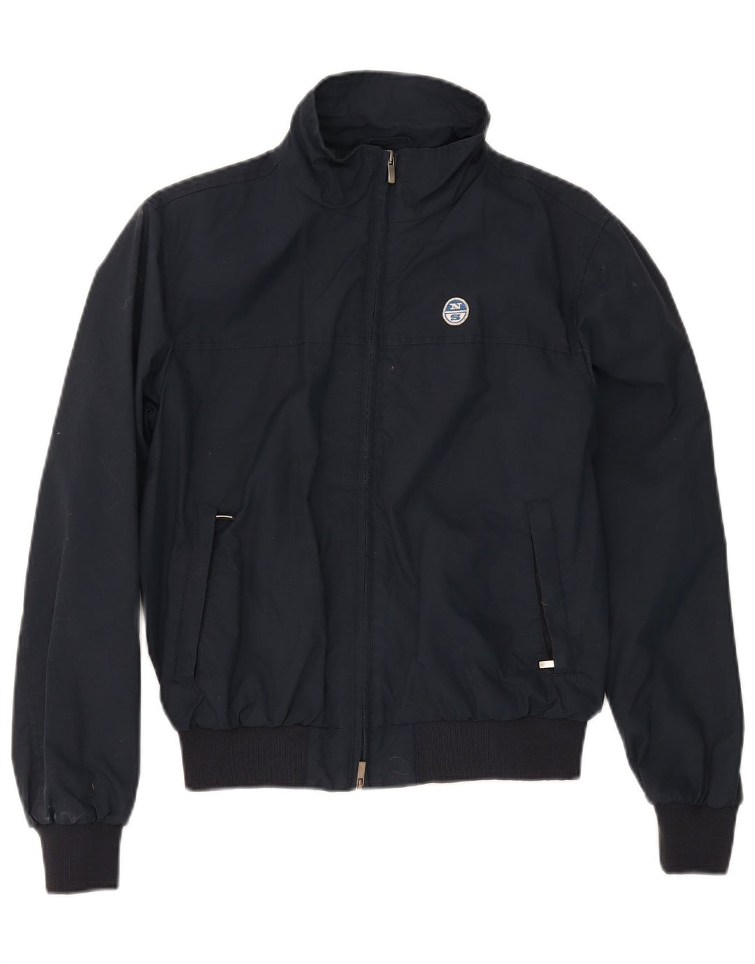 North Sails Mens Bomber Jacket UK 36 Small Navy Blue Polyamide