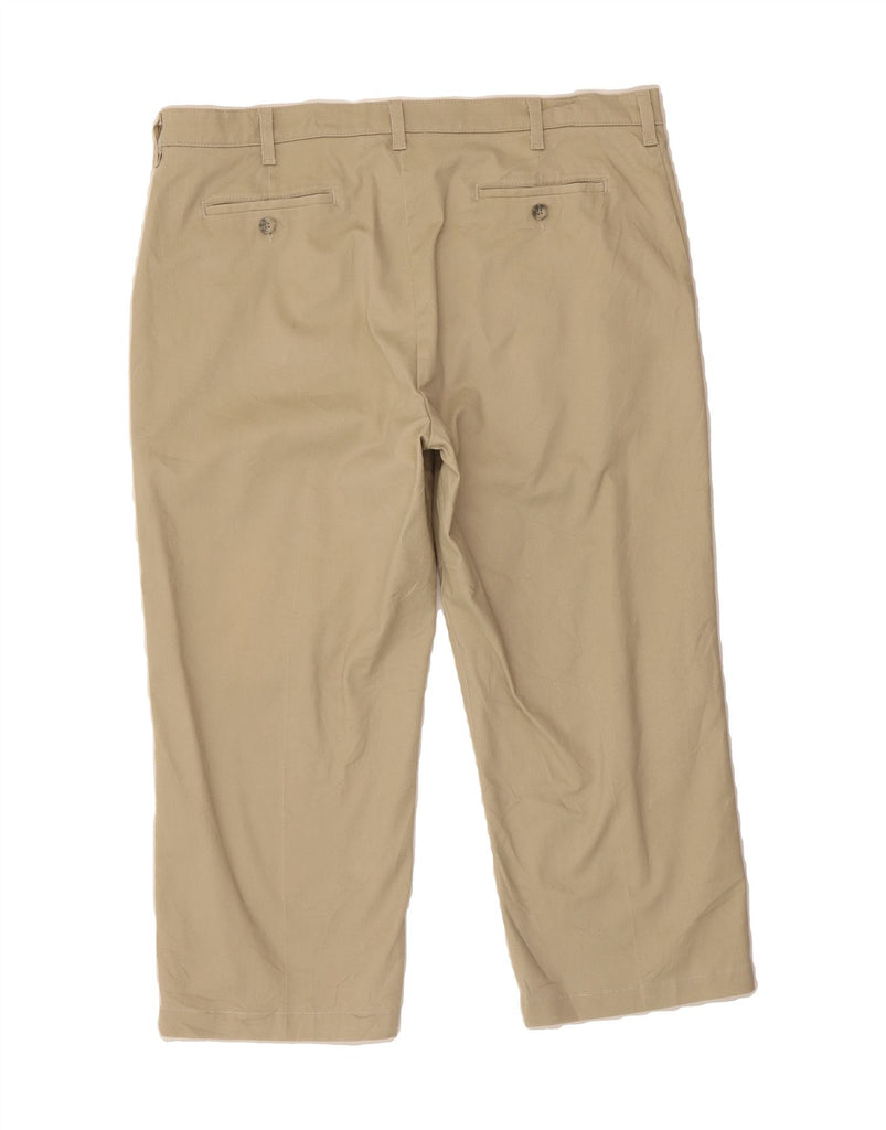 LEE Mens Total Freedom Relaxed Fit Cropped Trousers W40 L24 Beige Cotton Vintage Lee and Second-Hand Lee from Messina Hembry 