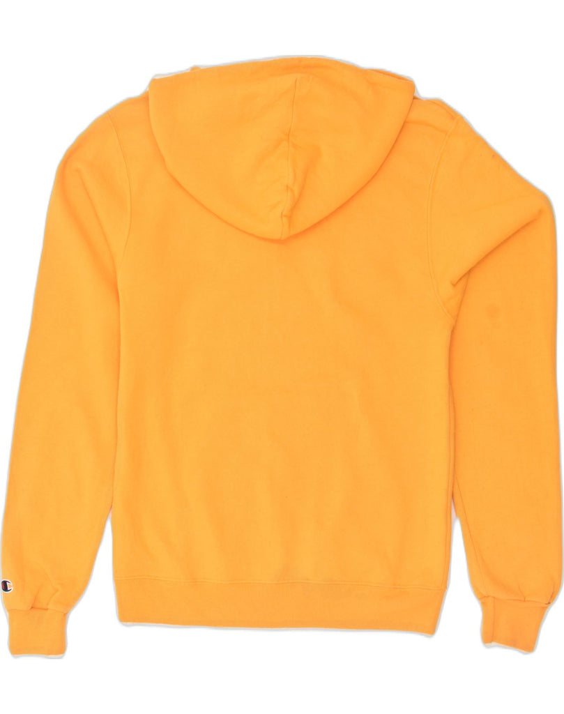 CHAMPION Mens Hoodie Jumper Small Yellow | Vintage Champion | Thrift | Second-Hand Champion | Used Clothing | Messina Hembry 