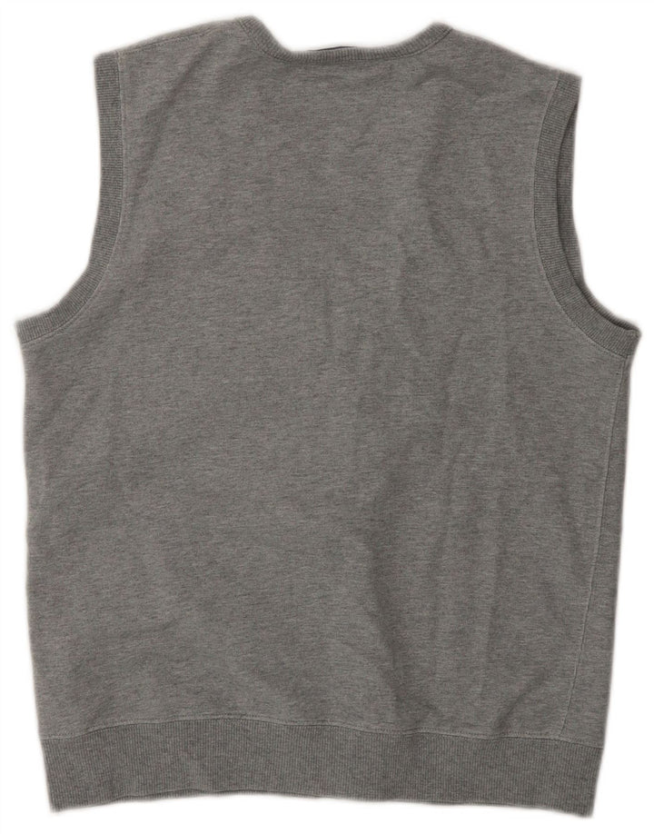 K-Way Boys Sleeveless Tracksuit Top Jacket 12-13 Years Medium  Grey Cotton
