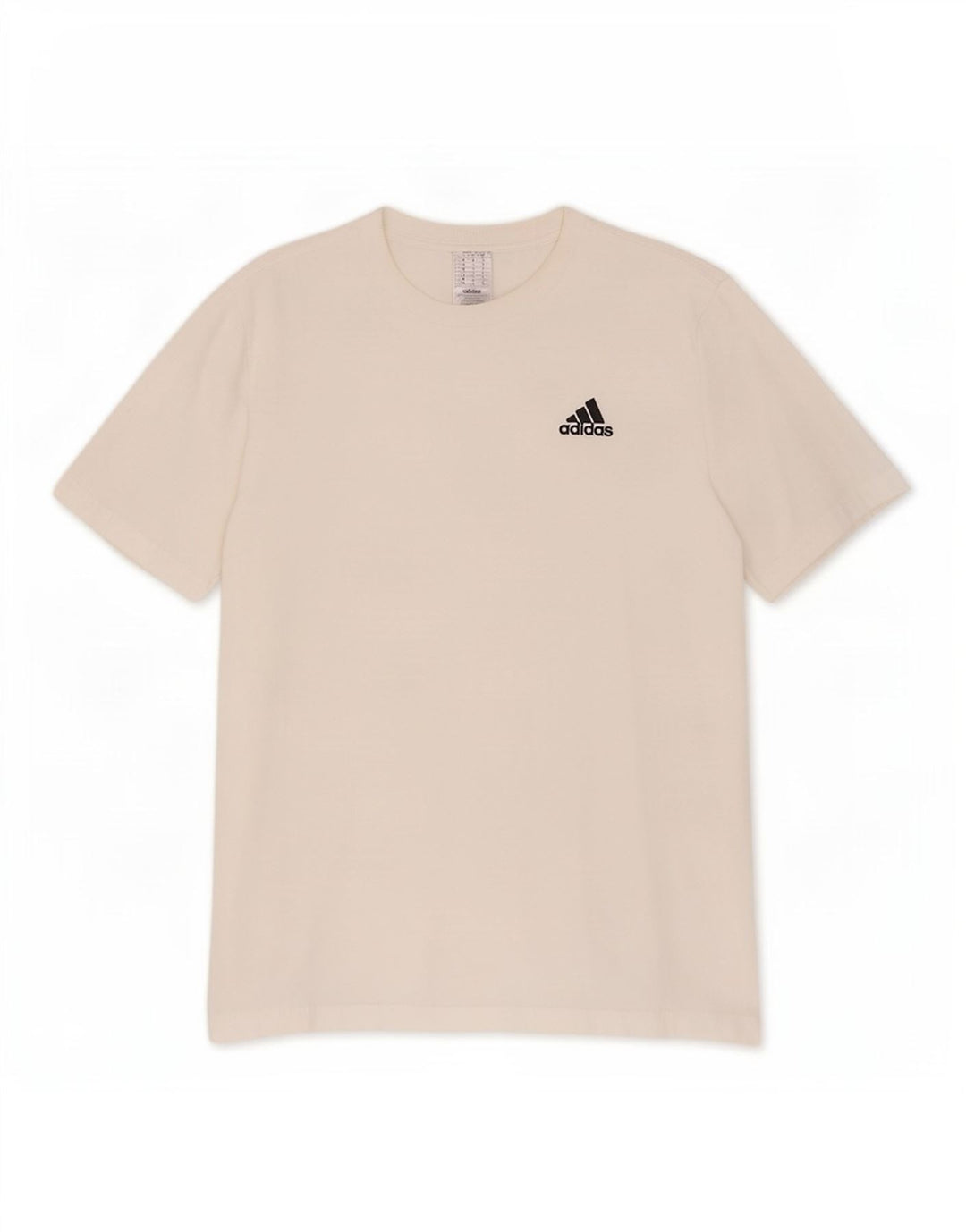 Adidas Mens T-Shirt Top Large White Cotton