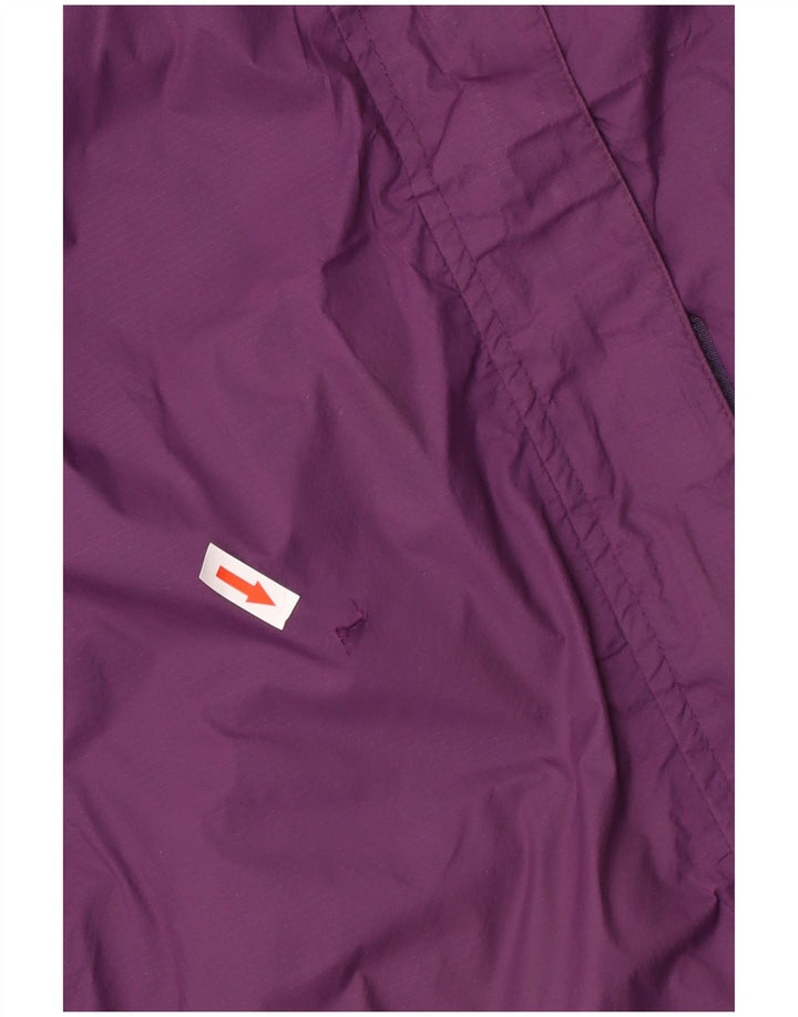 Mountain Warehouse Womens Hooded Oversized Rain Jacket UK 18 XL Purple