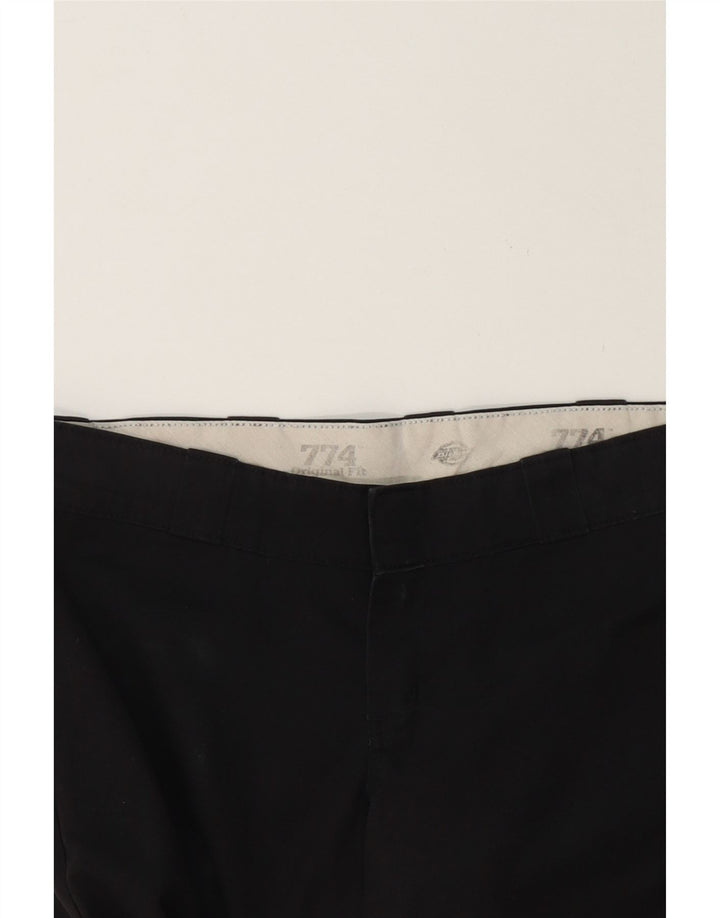 DICKIES Womens 774 Straight Chino Trousers US 6 Medium W32 L30 Black Vintage Dickies and Second-Hand Dickies from Messina Hembry 