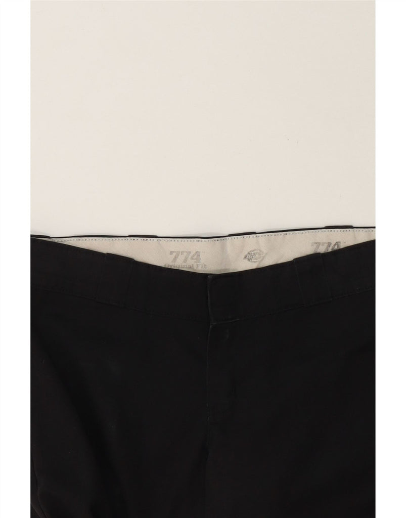 DICKIES Womens 774 Straight Chino Trousers US 6 Medium W32 L30 Black Vintage Dickies and Second-Hand Dickies from Messina Hembry 