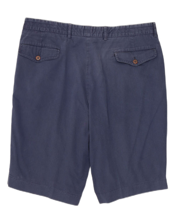 HUGO BOSS Mens Pegged Chino Shorts IT 52 XL W38  Blue Cotton