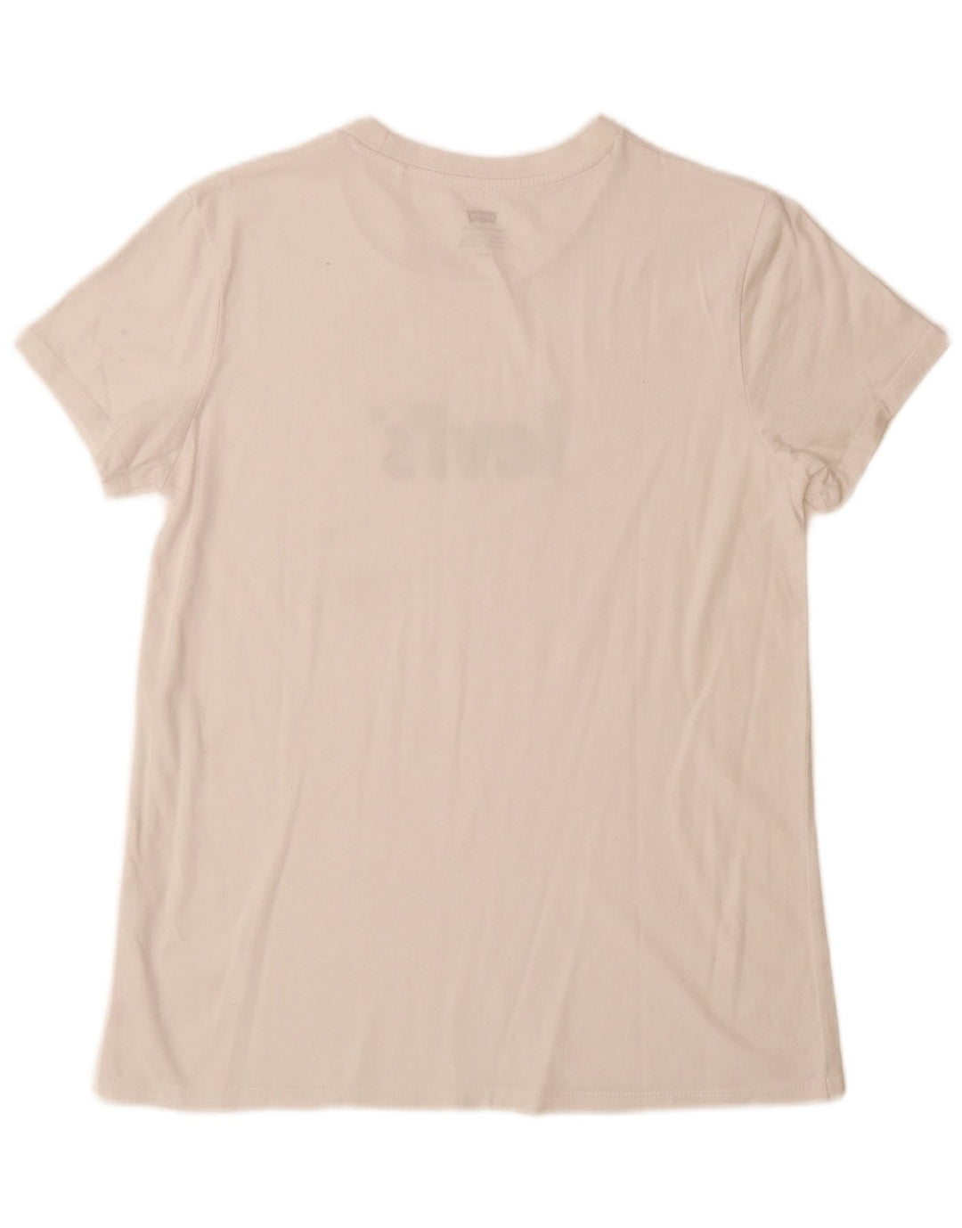 LEVI'S Womens Graphic T-Shirt Top UK 12 Medium White