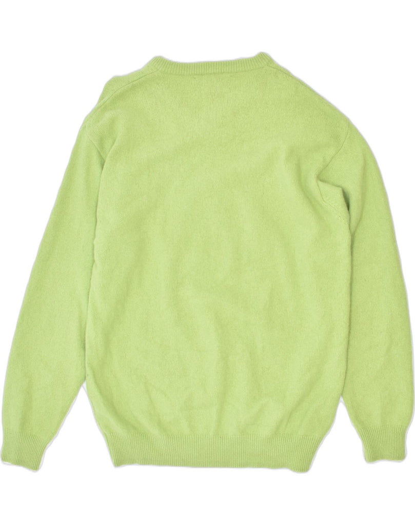 MARLBORO CLASSICS Mens V-Neck Jumper Sweater Large Green Wool | Vintage Marlboro Classics | Thrift | Second-Hand Marlboro Classics | Used Clothing | Messina Hembry 