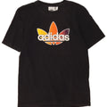 Adidas Mens Graphic T-Shirt Top Small Black Cotton