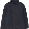 Trussardi Mens Rain Jacket IT 52 XL Navy Blue Polyamide