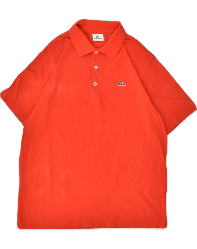 LACOSTE Mens Polo Shirt Size 5 Large Red Cotton | Vintage Lacoste | Thrift | Second-Hand Lacoste | Used Clothing | Messina Hembry 