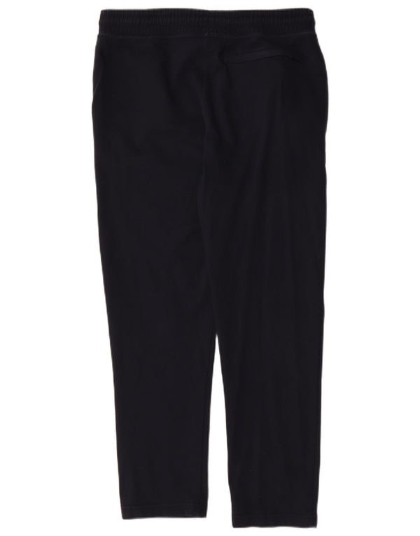 Marks & Spencer Womens Tracksuit Trousers UK 14 Medium Navy Blue Cotton
