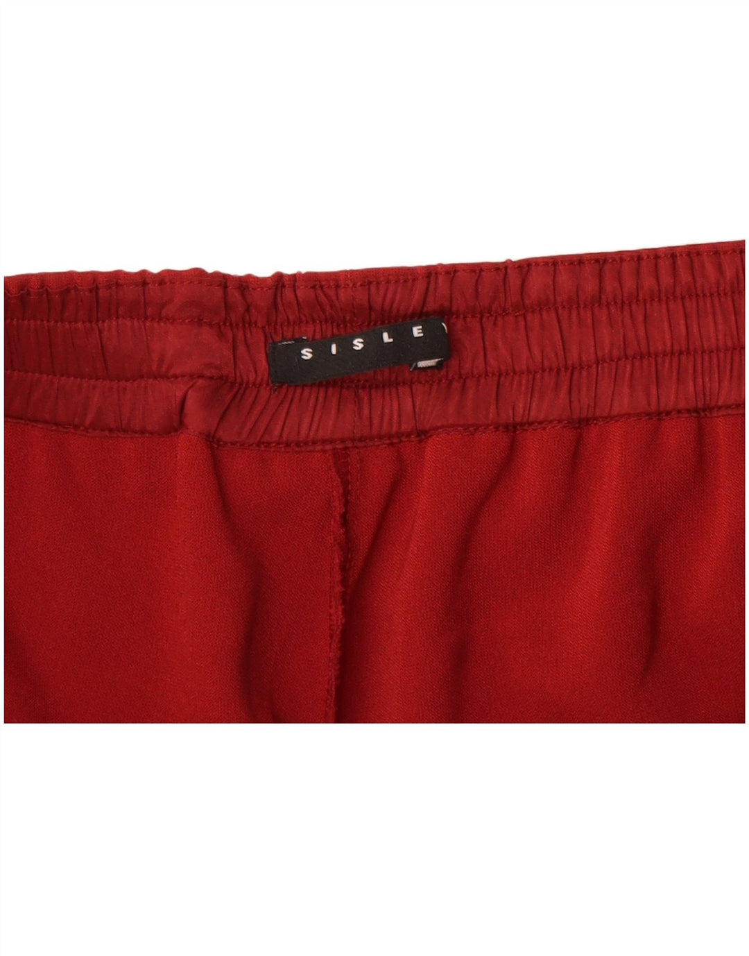 Sisley Womens Tracksuit Trousers UK 14 Medium  Red