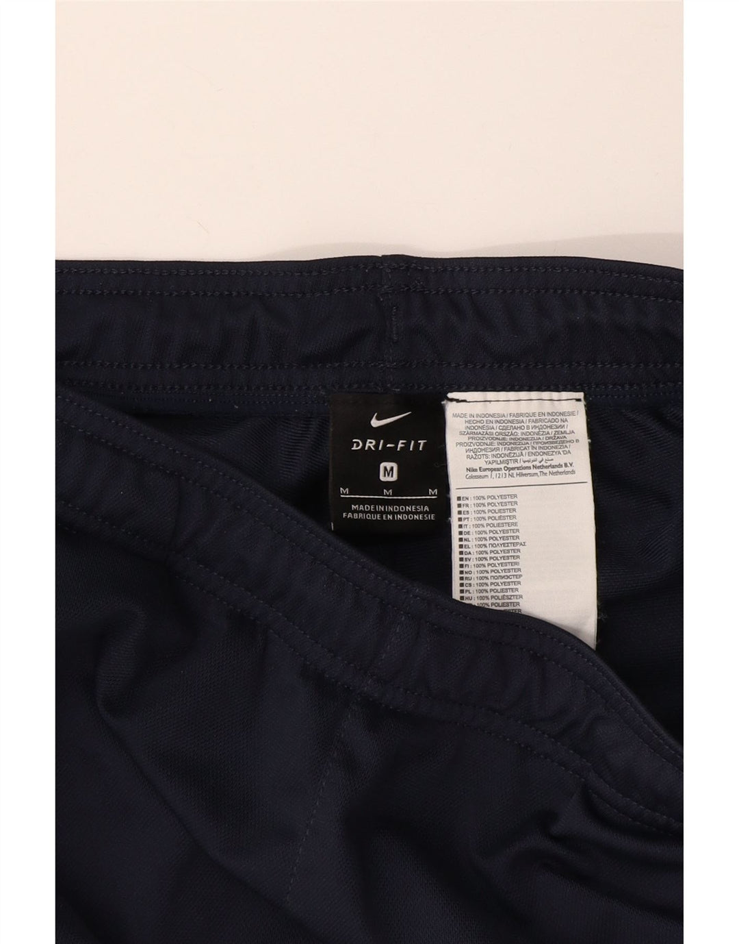 Nike Mens Dri Fit Tracksuit Trousers Medium  Navy Blue Polyester