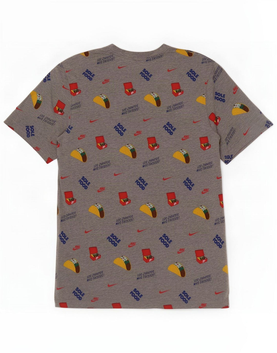 Nike Mens Graphic T-Shirt Top Medium Grey Cotton