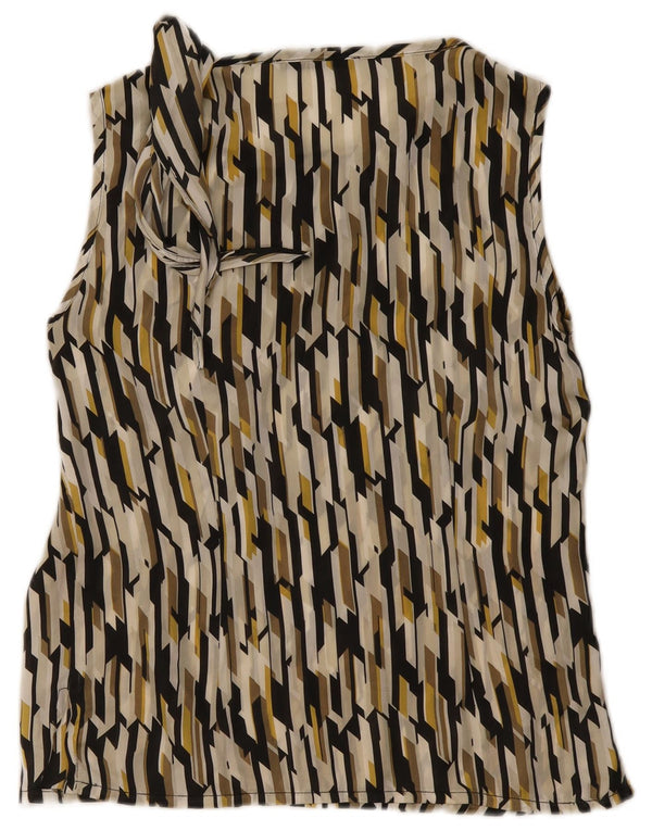 Fiorella Rubino Womens Blouse Top UK 12 Medium Multicoloured Geometric