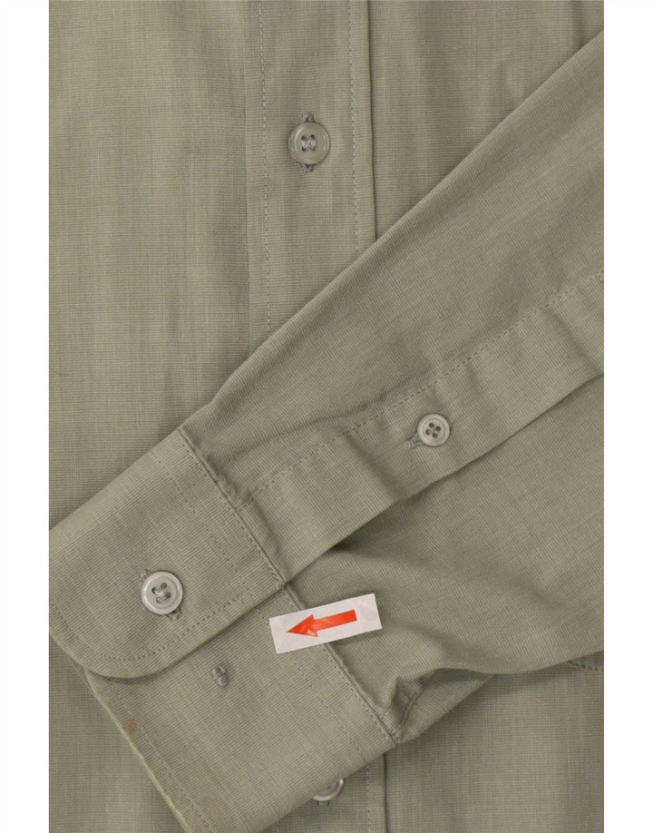 St. Bernard Mens Shirt Size 41 16 Large Green