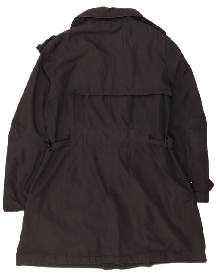 Zara Womens Trench Coat UK 18 XL Black