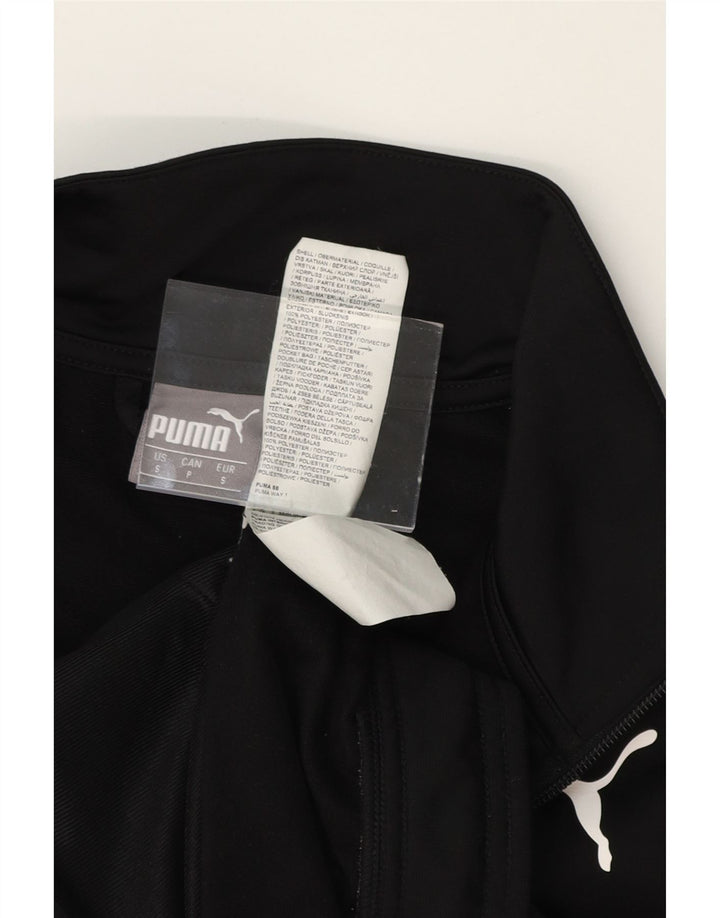 PUMA Mens Tracksuit Top Jacket Small Black Colourblock Polyester Vintage Puma and Second-Hand Puma from Messina Hembry 