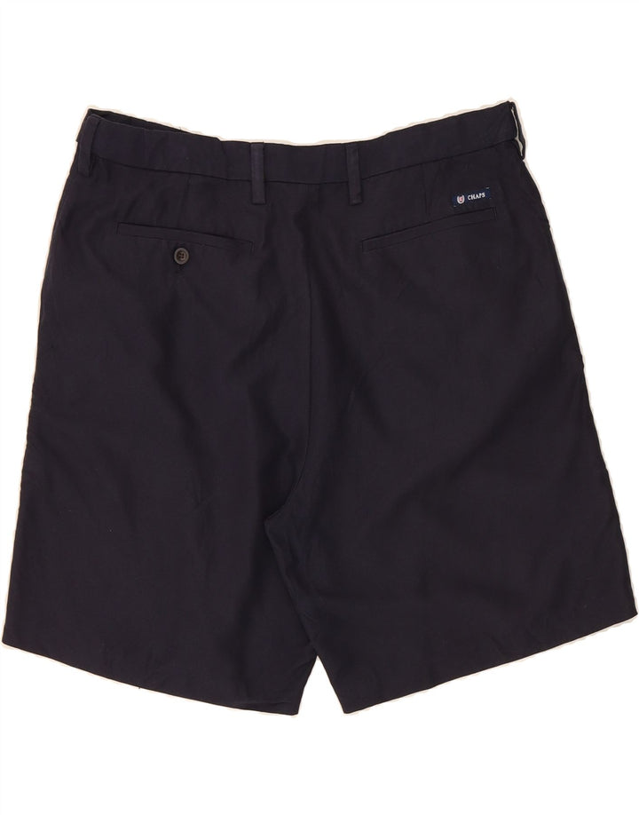CHAPS Mens Chino Shorts W36 Large  Navy Blue Polyester Vintage Chaps and Second-Hand Chaps from Messina Hembry 