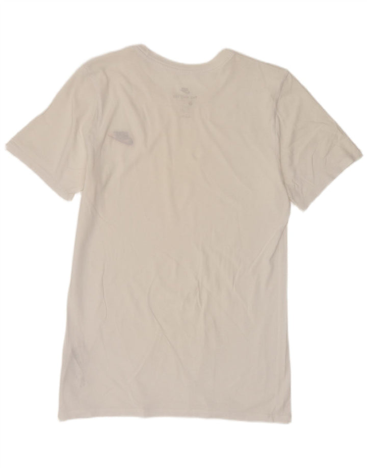 Nike Mens T-Shirt Top Small White Cotton