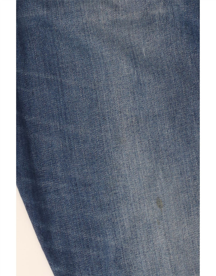 Levi's Mens 506 Straight Jeans W33 L34 Blue Cotton