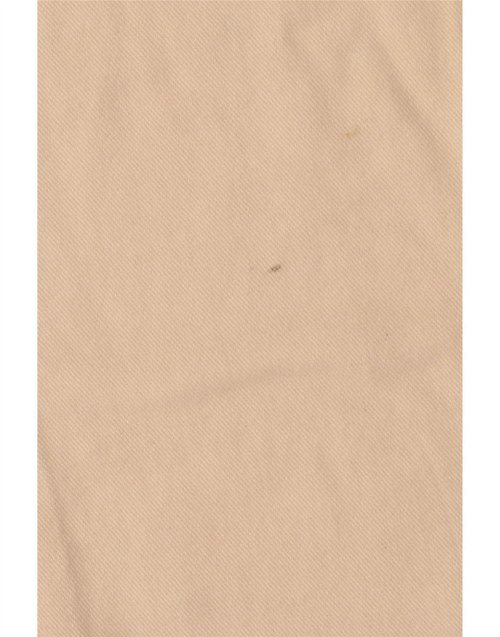 Les Copains Womens Tapered Jeans W33 L32 Beige Cotton