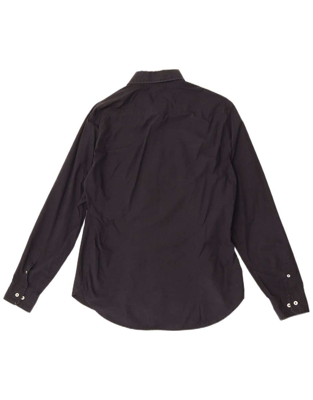 Marina Yachting Mens Shirt Size 42 Large Black Cotton