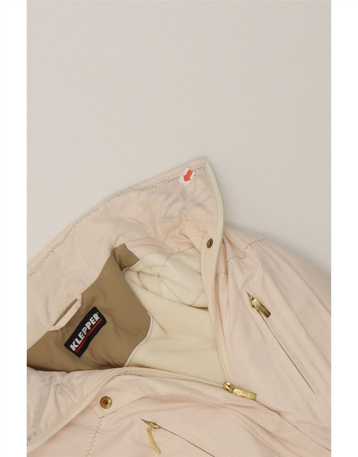 KLEPPER Womens Windbreaker Coat UK 20 2XL Pink Polyester Vintage Klepper and Second-Hand Klepper from Messina Hembry 