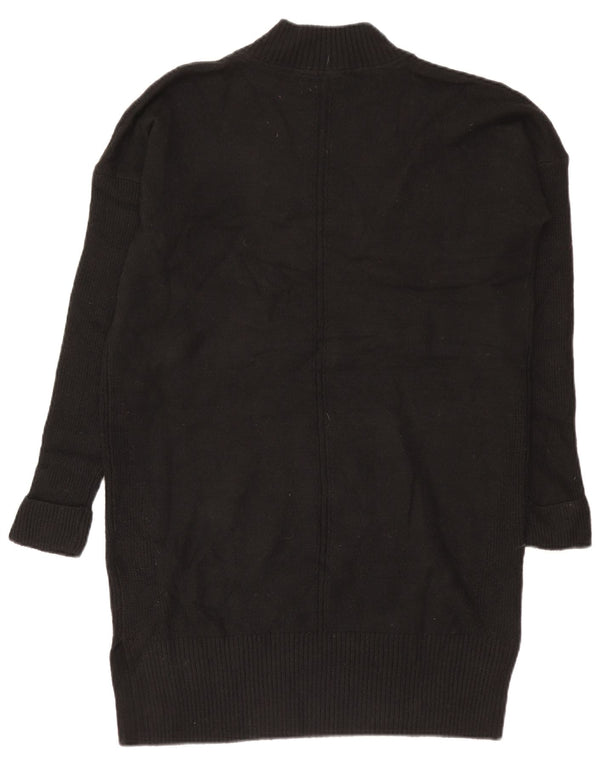 Fat Face Womens Jumper Dress UK 12 Medium Black Polyester