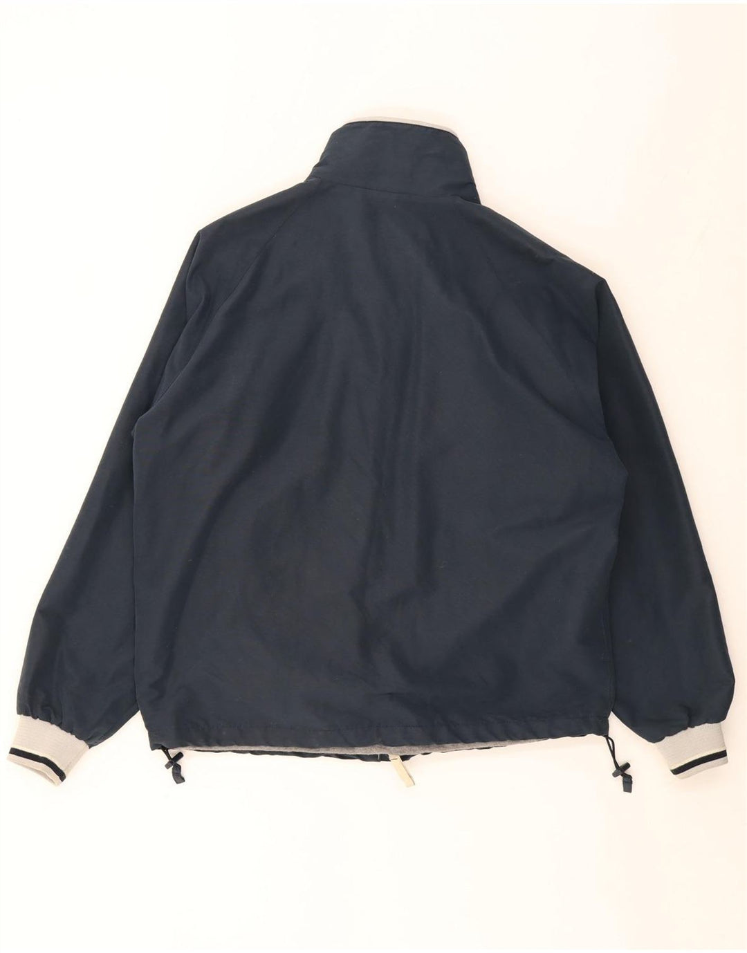 North Sails Mens Bomber Jacket UK 38 Medium Navy Blue Colourblock Cotton