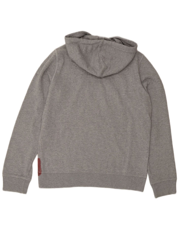 Converse Mens Graphic Hoodie Jumper Medium Grey