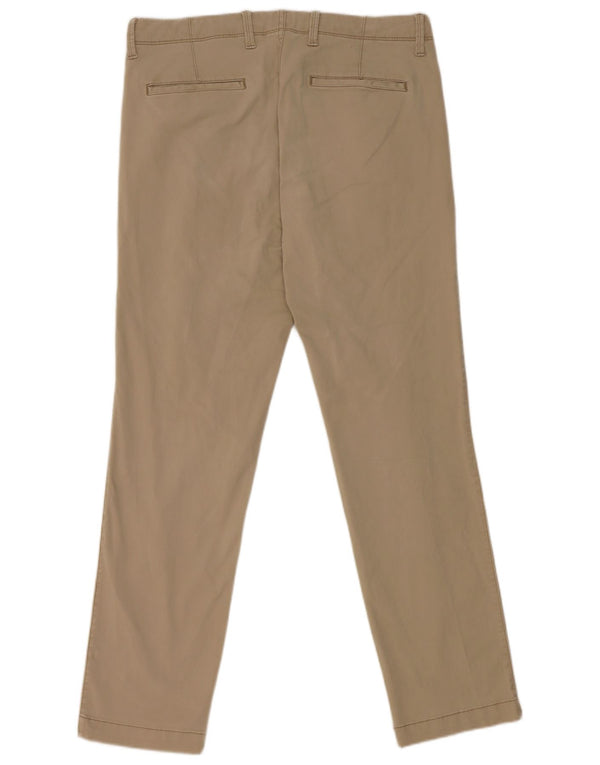Gap Mens Slim Fit Chino Trousers W32 L32 Beige Cotton