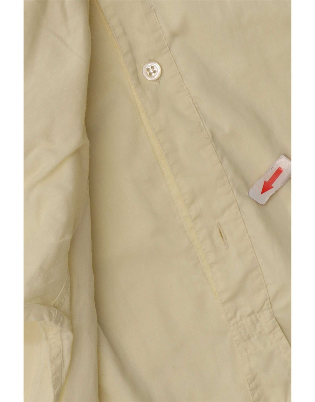Umberto Ginocchietti Mens Short Sleeve Pullover Shirt IT 52 Large Yellow