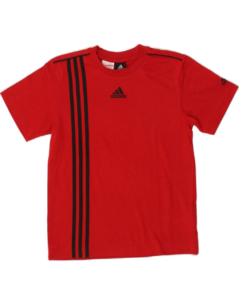 ADIDAS Boys Graphic T-Shirt Top 11-12 Years Red Cotton | Vintage Adidas | Thrift | Second-Hand Adidas | Used Clothing | Messina Hembry 