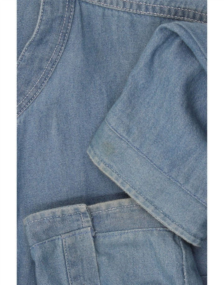 AMERICAN RAG Mens Denim Shirt 3XL Blue Cotton