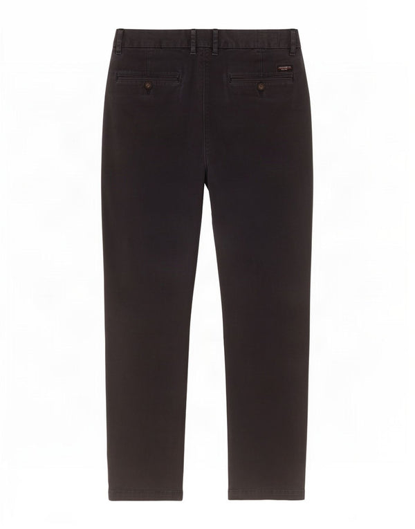 Superdry Mens Slim Chino Trousers W32 L34 Navy Blue Cotton