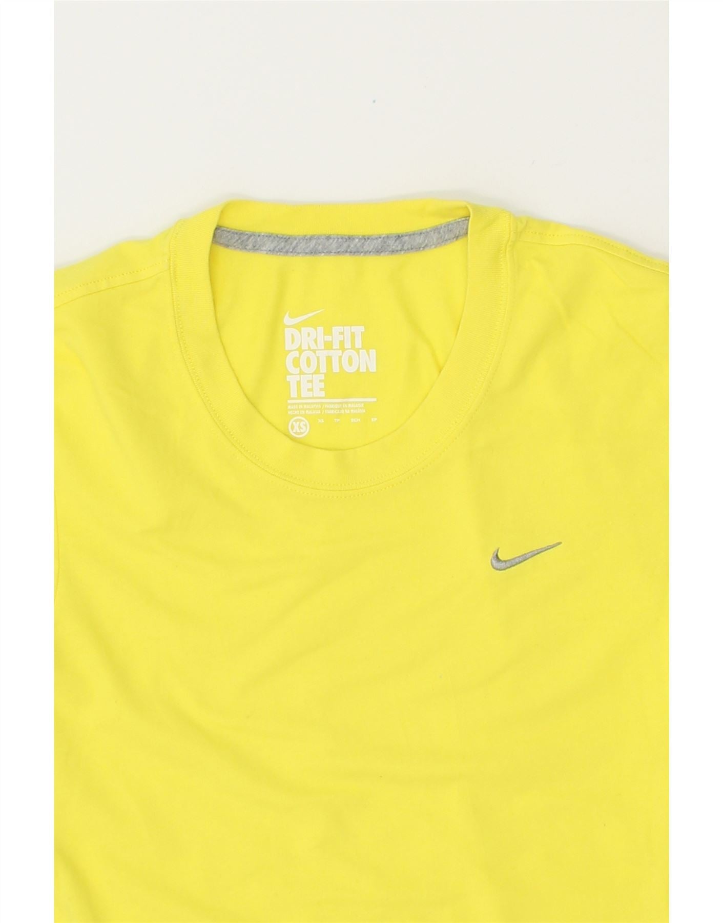 USK Nike SLIM FIT 蛍光イエロー Tシャツ Nike Men's Sportswear Club Tee-Yellow