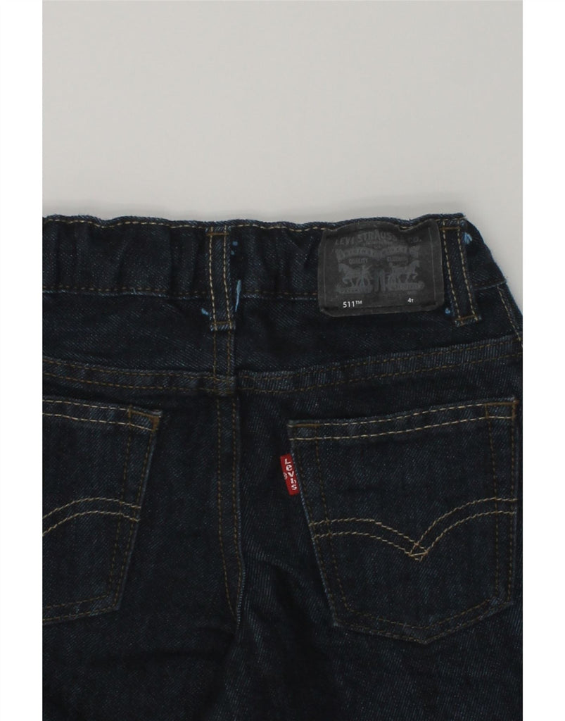 LEVI'S Boys 511 Slim Jeans 3-4 Years W20 L17  Navy Blue Cotton | Vintage Levi's | Thrift | Second-Hand Levi's | Used Clothing | Messina Hembry 