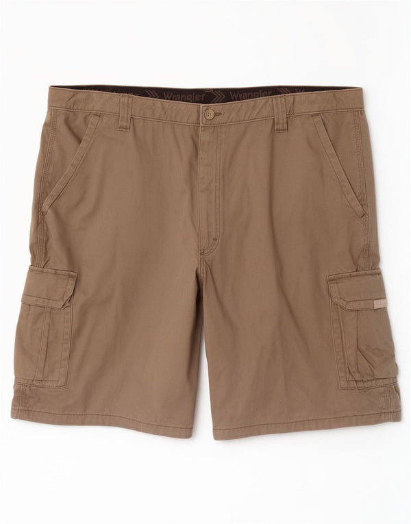 Wrangler Mens Cargo Shorts XL W42 Grey Cotton