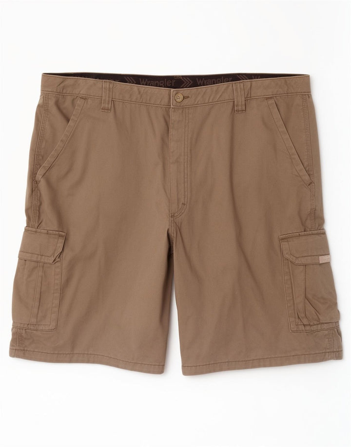 Wrangler Mens Cargo Shorts XL W42 Grey Cotton