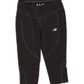 NEW BALANCE Womens Capri Leggings UK 10 Small Black Vintage New Balance and Second-Hand New Balance from Messina Hembry 