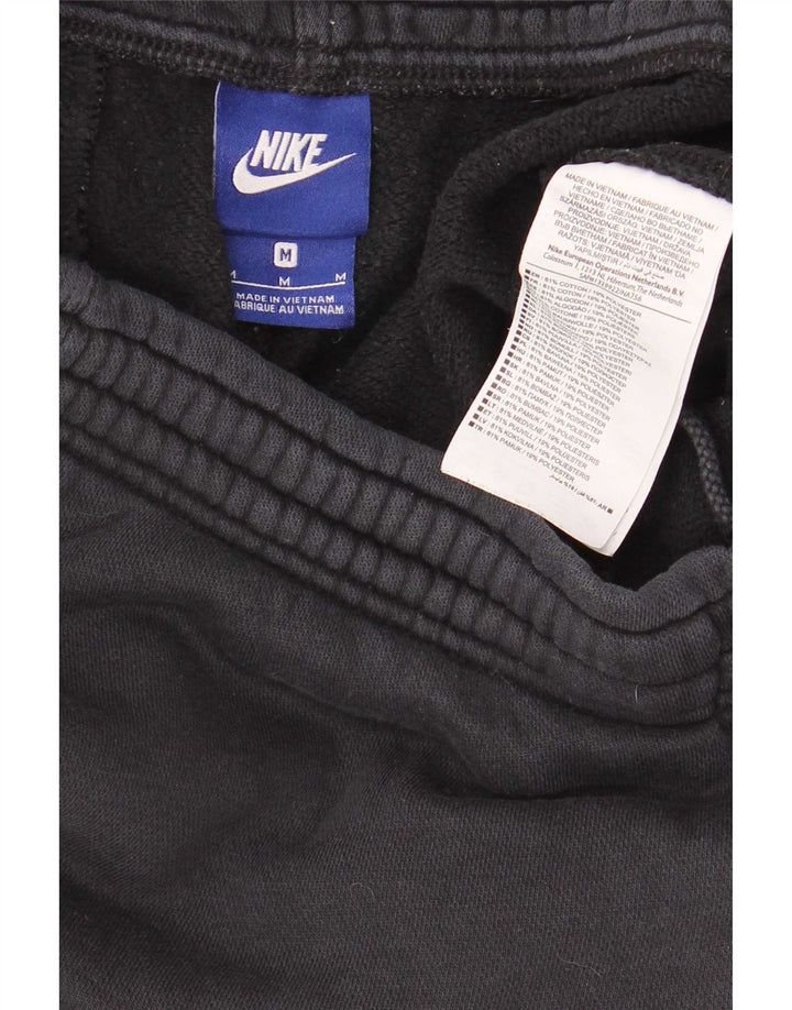 Nike Mens Tracksuit Trousers Joggers Medium Black Cotton
