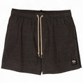 Vintage Mens Swimming Shorts Medium Black Polyester