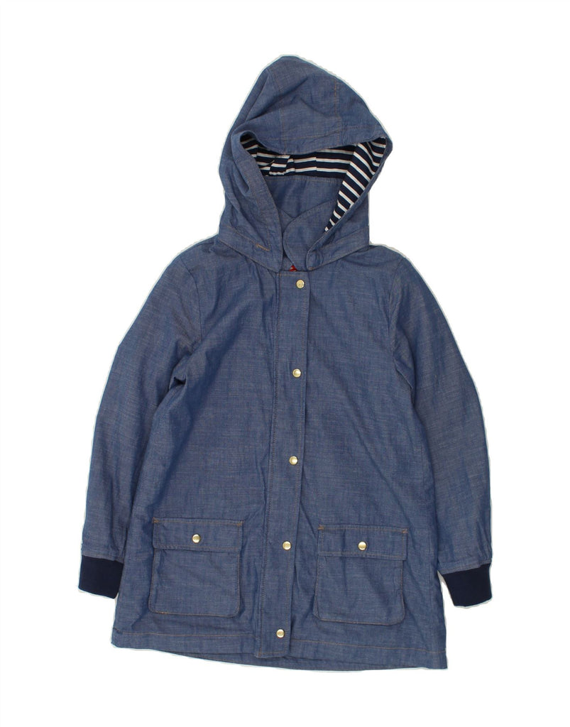 H&M Girls Hooded Windbreaker Jacket 9-10 Years Blue Cotton | Vintage H&M | Thrift | Second-Hand H&M | Used Clothing | Messina Hembry 