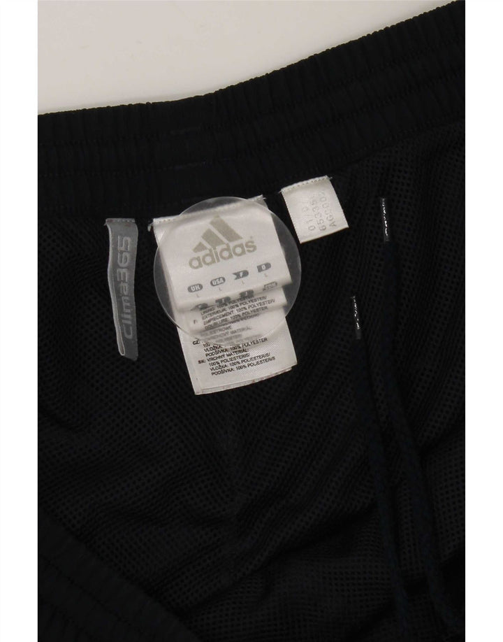 Adidas Mens Climalite Sport Shorts Large Navy Blue Colourblock Polyester